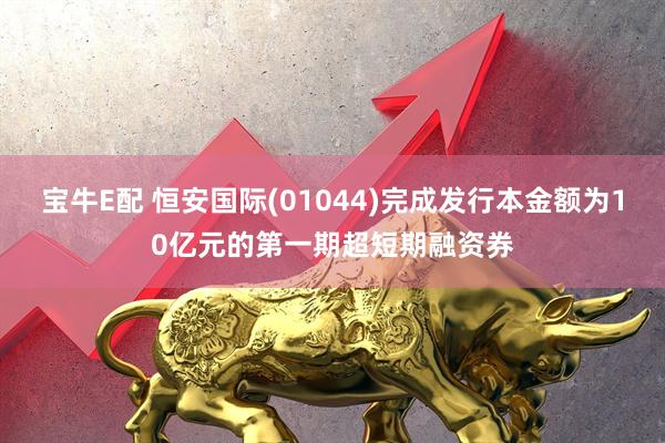 宝牛E配 恒安国际(01044)完成发行本金额为10亿元的第一期超短期融资券