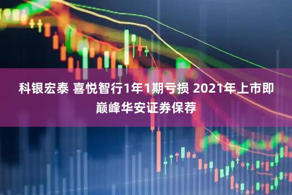 科银宏泰 喜悦智行1年1期亏损 2021年上市即巅峰华安证券保荐