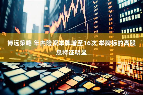 博远策略 年内险资举牌增至16次 举牌标的高股息特征明显
