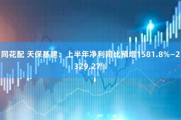 同花配 天保基建：上半年净利同比预增1581.8%—2329.27%